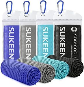 Sukeen Cooling Towel for Neck and Face (40"x12"),Ice Towel,Soft Breathable Chilly Towel,Microfiber Towel for Yoga,Sport,Running,Gym,Workout,Camping,Fitness,Workout & More Activities