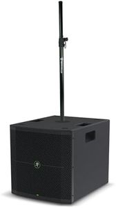 Audiosavings Bundle: (1) Mackie Thump115S 15" 1400 Watt Powered DJ PA Subwoofer Sub Thump 115S Bundle with (1) Rockville RSPAT M20 Threaded Subwoofer to Speaker Pole Mount Adjustable Stand (2 Items)