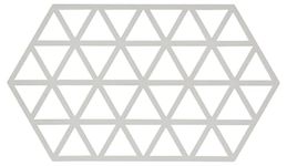 ZONE DENMARK Triangles Oblong Trivet Colour: Zone Warm Grey