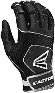 Easton | WALK-OFF NX Batting Gloves | Baseball/Softball | Youth Large | Black/Black