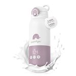 Comfyer BW01 Portable Bottle Warmer on The Go for Baby, Dual Heating Modes for Breast Milk & Water, Fast Heating and Long Battery Life 12000 mAh, 340 ml Capacity, for Car and Plane Travel