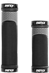 SENQI Bike Grips Lightweight Bicycle Grips 130mm &130mm, 130mm &90mm, 90mm &90mm Fit 22.2mm Handlebar Anti-Slip Grips Suitable for Multi-Speed Bicycles Mountain Bikes BMX Bikes, Black (U-CD024-LSBK)