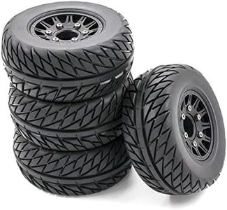 GoolRC RC Car Tires 4pcs Replacements for 12MM 14MM 17MM ARRMA Traxxas HSP Tamiya HPI Off-Road Vehicle Short Truck RC Car Wheels RC Car Tires