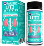 Just Fitter UTI Urine Test Strips. Urinary Tract Infection Strip. Simple, Fast and Accurate Results. Urinalysis Home Testing Stick Kit for Nitrite and Leukocytes.