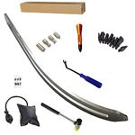 NIUVOCY Big Size Dent Rods, Paintless Car Dent Removal Tool,Front Fender Damage Repair, Curved Rod Crowbar,Hook Rods Tools Kit
