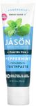 Jason Powersmile Fluoride-Free Peppermint Fresh Breath Toothpaste 4.2 Oz, (Packaging May Vary)