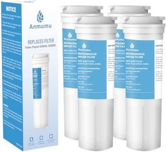 836848 Refrigerator Water Filter for Fisher&Paykel 836860,862285,862284,E402,E442B,E522B,RO185014,RO185011 Fridge Water Filter(4 Pack)