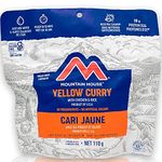 Mountain House Yellow Curry with Chicken and Rice Pouch| Freeze Dried Backpacking & Camping Food | Survival & Emergency Food | Gluten-Free | Entree Meal | Easy To Prepare | Delicious And Nutritious | Single Pouch