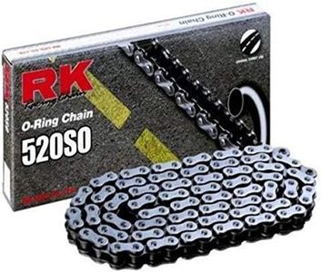 RK Racing Chain 520-SO-116 (520 Series) Steel 116 Link Traditional Street and Off-Road O-Ring Chain with Connecting Link