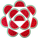 Set of 12 Watermelon Iron on Embroidery Patch, can be Used for DIY Crafts, Clothes, Bags, Hats and Other Decorative Dress up Patches.