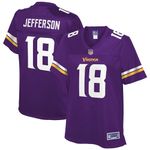 NFL PRO LINE Women's Justin Jefferson Purple Minnesota Vikings Team Player Jersey