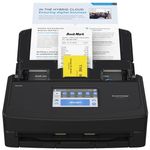 ScanSnap iX1600 Black Document Scanner 5GHz - Desktop, Double Sided with WiFi, Touchscreen, USB 3.2, ADF, Standard Sizes : A4, A5, A6, B5, B6, Business Card, Post Card, Letter, Legal and Custom Sizes