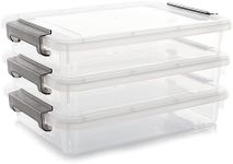 Citylife 3 PCS Plastic Storage Bins