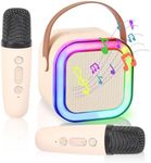 Kids Karaoke Machine with 2 Wireless Microphones