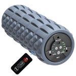 KINGFIT VF2 Vibrating Foam Roller 5 Speed Electric Remote Control Foam Roller Physical Deep Tissue Massage Exercise Recovery Muscle
