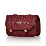 Fargo Leatherette Shoulder Sling Bags For Women's Ladies (Maroon)