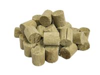 50-pak, Rockwool Grow Cubes - GRODAN 1.5" Round Macro Plugs for Hydroponic, Seedlings, Cloning and Soilless Growing (50-pak)