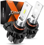 SEALIGHT H10 9140 9145 LED Fog Light Bulbs or DRL, 13,000 LM 600% Super Brighter H10 Fog Lights Led Bulb, 6500K Cool White 9040 9140 Led Fog Lights Bulbs Replacement for Cars, Plug and Play, Pack of 2