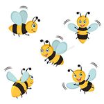 Honey Bee Bumble Bee Theme Cutout Birthday Decoration(12 Pcs)