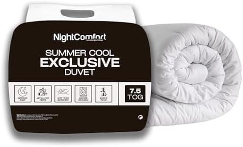 Night Comfort Exclusive Collection Duvet Super Soft Touch Cove - Luxury Microfiber with Soft Touch Hollowfiber (7.5 Tog, King)