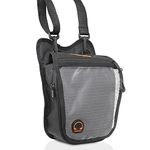 GUARDIANGEARS Wolverine Magnetic Tank Pouch with Rain Cover and Sling Strap for Motorcycles with Metal Tank from 100CC to 1000CC