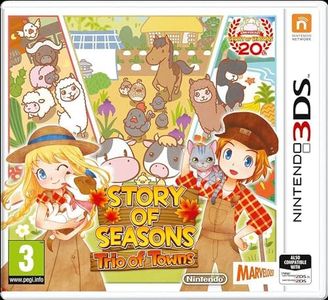 Marvelous Story of Seasons: Trio of Towns Nintendo 3DS Game