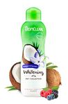 TropiClean Awapuhi and Coconut Pet Shampoo, Whitening Shampoo for Whiter and Brighter Coats, Color Enhancing, 20 oz.