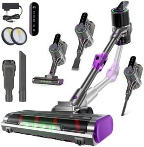 Zipappli Cordless Vacuum Cleaner for Home, 55kpa Foldable, Anti-Tangle