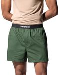 DAMENSCH Men's Cotton Boxers (Pack of 1) (Dam-SLD-SBX-RYG-M_Royal Green_M)