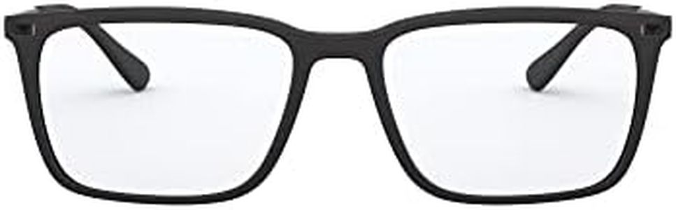 Emporio Armani Men's Ea3169 Sunglasses, Matte Black/Demo Lens, 55 mm