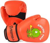 SAEEPABUL Boxing Gloves for Kids, 6oz, Pumpkin