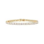 PAVOI 14K Gold Plated 3mm Cubic Zir