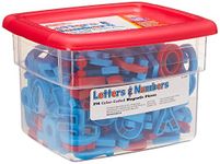 Educational Insights Alphamagnets and Mathmagnets Super Set, Color Coded Small