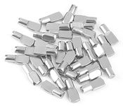 6mm Shelf Pegs,Fit 6mm Diameter Hole Cabinet Furniture Spoon Shape Support Pins for Shelves Nickel Plated