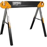 ToughBuilt - Folding Sawhorse/Jobsite Table - Sturdy, Durable, Lightweight, Heavy-Duty, 100% High Grade Steel, 1300lb Capacity, Easy Carry Handle - (TB-C600)