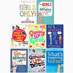 Growing Up For Boys & Girls 8 Books Collection Set (The Girls Guide to Growing Up,The Boys Guide to Growing Up,Girls Only,Sex Puberty and All That Stuff,Whats Happening to Me Girls & Boys and More)