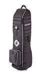 Samsonite Quilted Golf Travel Cover With Spinner Wheels and Detachable Shoe Bag, Black