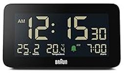 Braun Digital Alarm Clock with Date