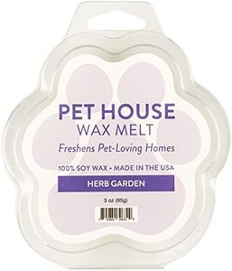 One Fur All Pet House Spring and Summer Wax Melts for Pet Odor, Natural, Plant Based Soy Wax Melts, Long Lasting Fragrance for Fresh Smelling Homes, Herb Garden
