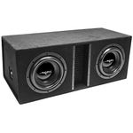 Skar Audio EVL-2X10D4 Black Dual 10" D4 Loaded Enclosure Vehicle-subwoofer-Systems