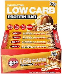BSc High Protein Low Carb Bar Salted Caramel 60g x 12