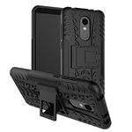 Zynk Case Back Cover for Redmi Note 5 (Silicone | Black | Armor Design)