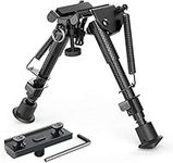 Feyachi Carbon Fiber Tactical Rifle Bipod 6"-9" Adjustable with Mlok Adapter