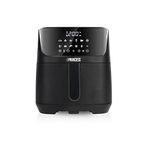 Princess Digital Air Fryer - 6.5 L - with removable divider - 60% less energy consumption - Digital touch screen - 12 programmes - without oil - 182061 - Black - Exclusively on Amazon