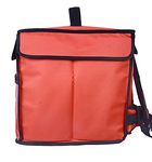 Quaffor Orange Food/Pizza/Cake 16 inch delivery Backpack Bag