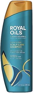 Head & Shoulders Royal Oils Moisturizing Shampoo, Anti Dandruff Treatment for Natural, Curly, and Coily Hair, with Coconut Oil and Apple Cider Vinegar, Sulfate, Paraben & Dye-Free, 12.8 Fl Oz