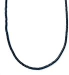 Joyfulmuze Natural Coconut Shell, Men Bohemian Necklace, Boho Hippy Style, Handmade Gift for Men and Boys 24 Inches Long