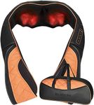 TRIDUCNA Shiatsu Neck Shoulder Back Massager with Heat and Carry Bag - Electric Massage Pillow with Deep Tissue Kneading for Lower Back, Calf, Leg Massage - Use at Home, Office, and Car
