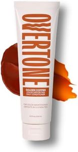 Overtone Daily Color Depositing Conditioner for Dyed & Natural Hair - 4.5oz Temporary Coloring with Shea Butter & Coconut Oil - Refresh Color & Prevent Fading - Vegan & Cruelty-Free, Golden Copper