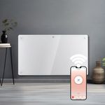 Futura 1500W White Glass WIFI Smart